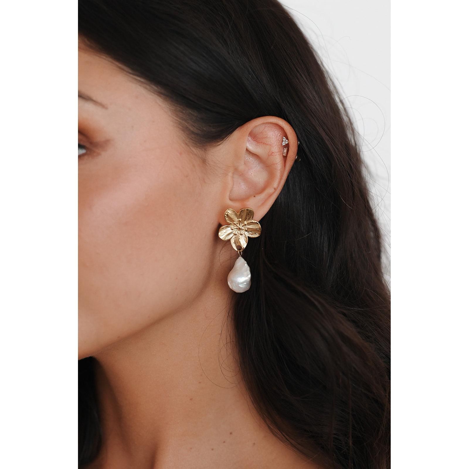 Серьги JLUXLABEL Elise Baroque Drop