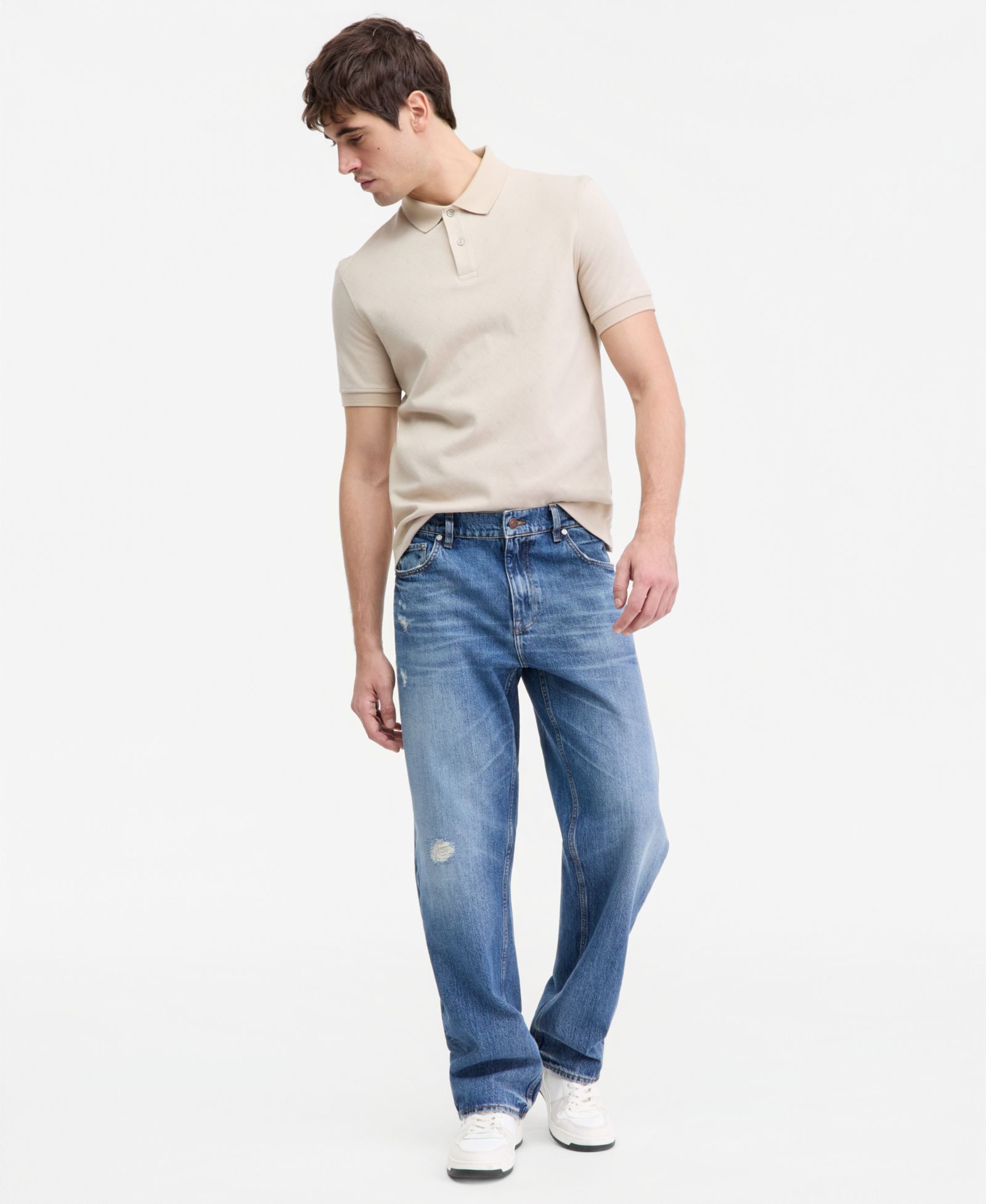 GUESS Men's Relaxed-Fit Damon Jeans