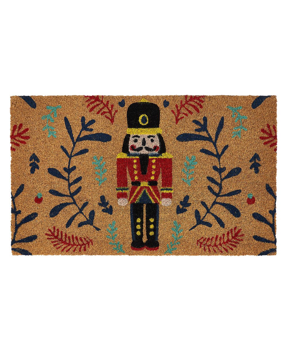 VCNY Home Уличный коврик из кокосового волокна Nutcracker Holiday, 18" x 30"