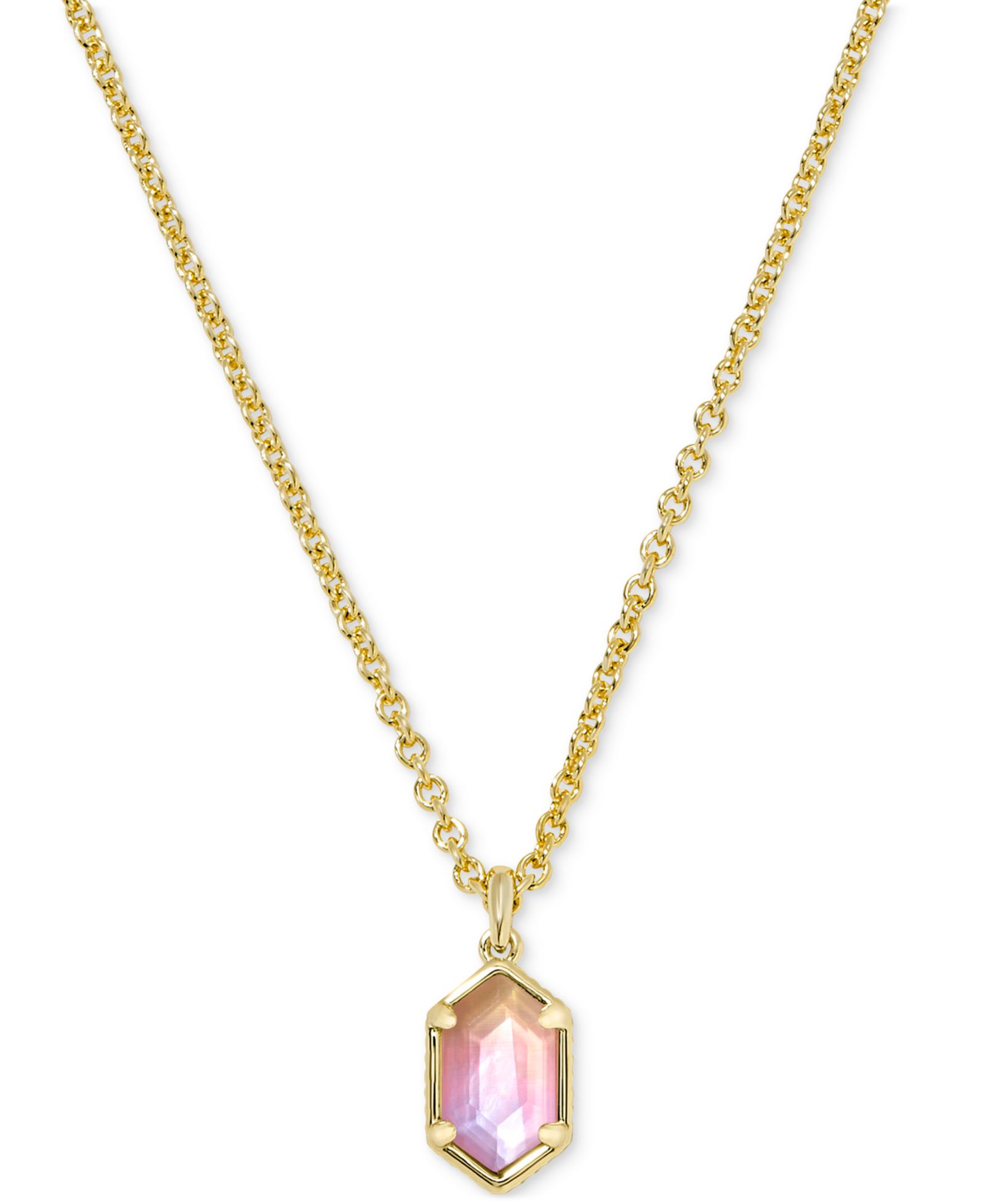 Подвеска-ожерелье Kendra Scott 14k Gold-Plated Hallie Short 18"