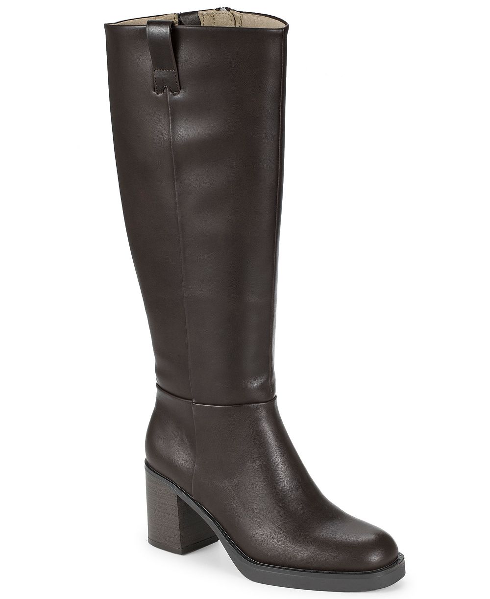 Baretraps Women's Gretchin Wide Calf Tall Square Toe Boots