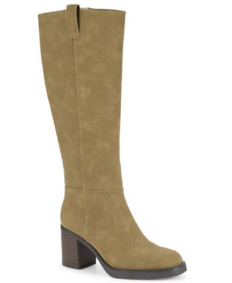 Baretraps Women's Gretchin Wide Calf Tall Square Toe Boots