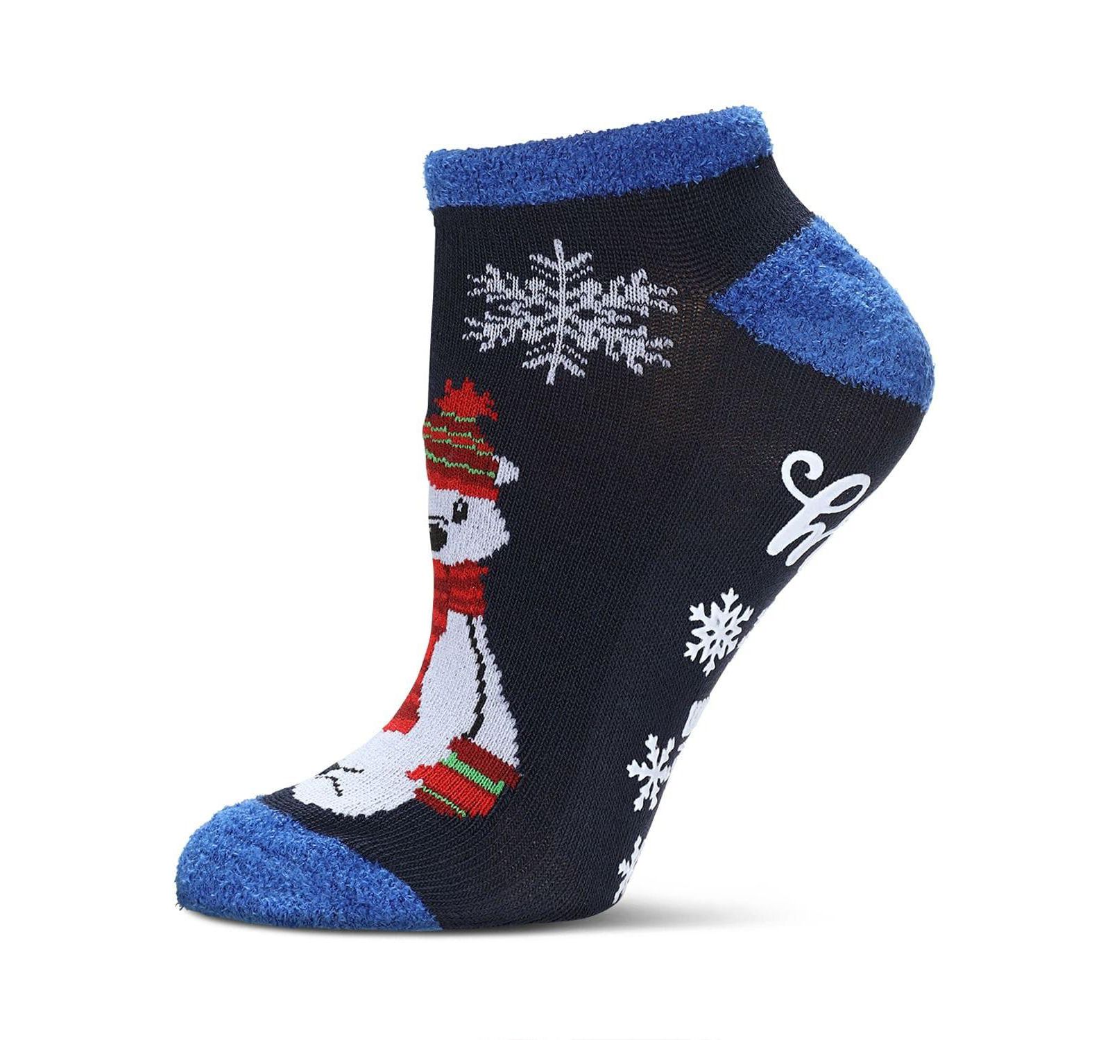 MeMoi Women's Let's Get Cozy Low-Cut Non-Skid Socks