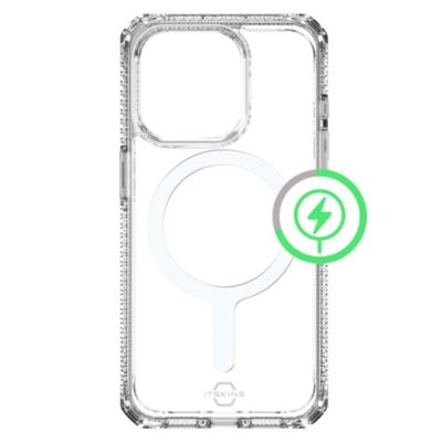 ITSkins Hybrid_R Clear MagSafe Case for Apple iPhone 15 Pro Max