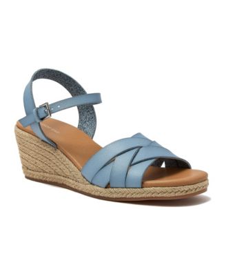 Lands' End Женские босоножки на танкетке Espadrille Wedge