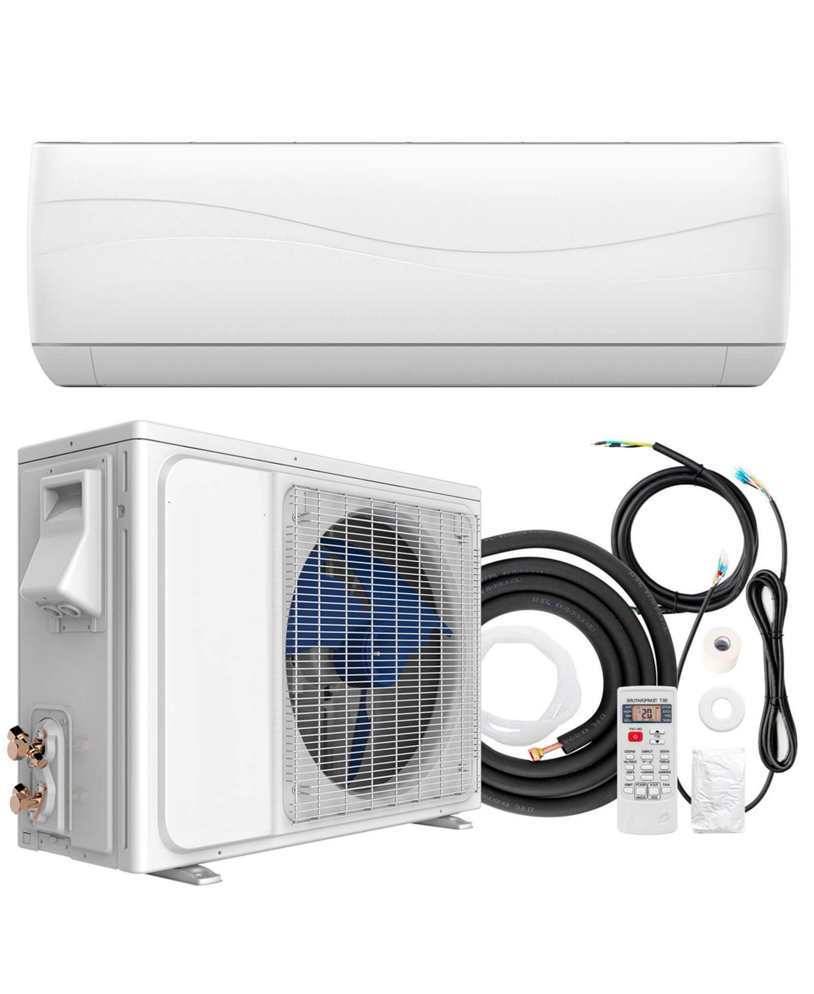 Сплит-система Gymax 9000 Mini BTU кондиционер и обогреватель настенный с пультом