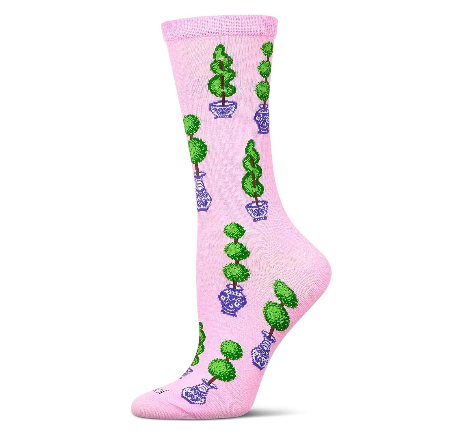 MeMoi Women's Ginger Jars Rayon From Crew Socks