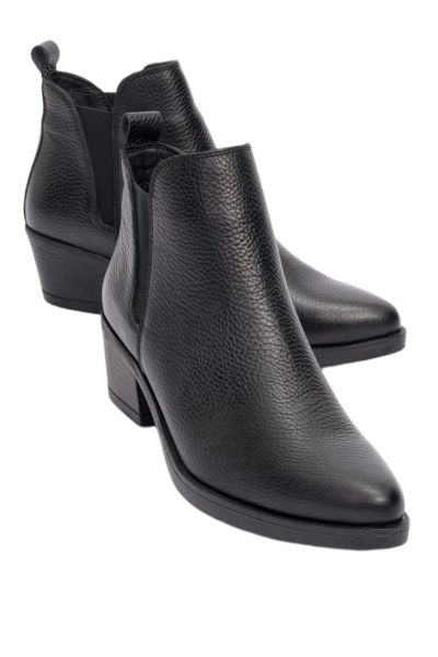Ботильоны Forever and Always Shoes Dovena из кожи на блочном каблуке для женщин