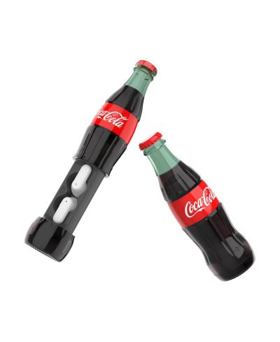 Беспроводные наушники Coca-Cola 2.0 в зарядном кейсе в форме бутылки