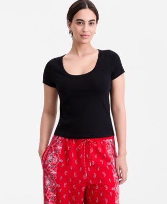 Женская футболка On 34th Women's Scoop-Neck Layering T-Shirt