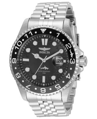 Invicta мужские наручные часы Pro Diver Quartz 35129 с черным циферблатом и тремя стрелками