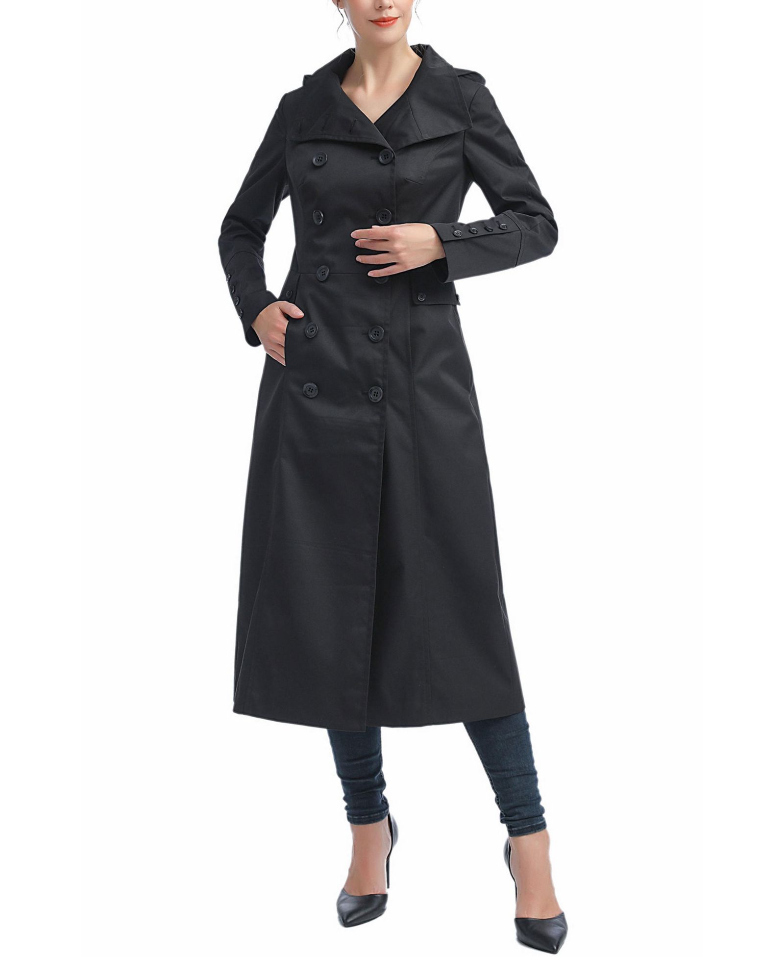 Женский тренч kimi + kai Long Trench Coat