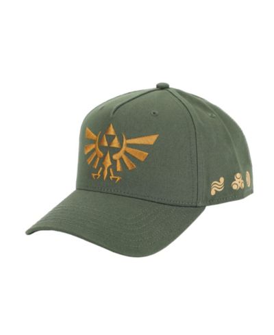 The Legend of Zelda Men's Legend Of Zelda Hyrule Crest Embroidery Poly Wool B104 Baseball Cap Snapback