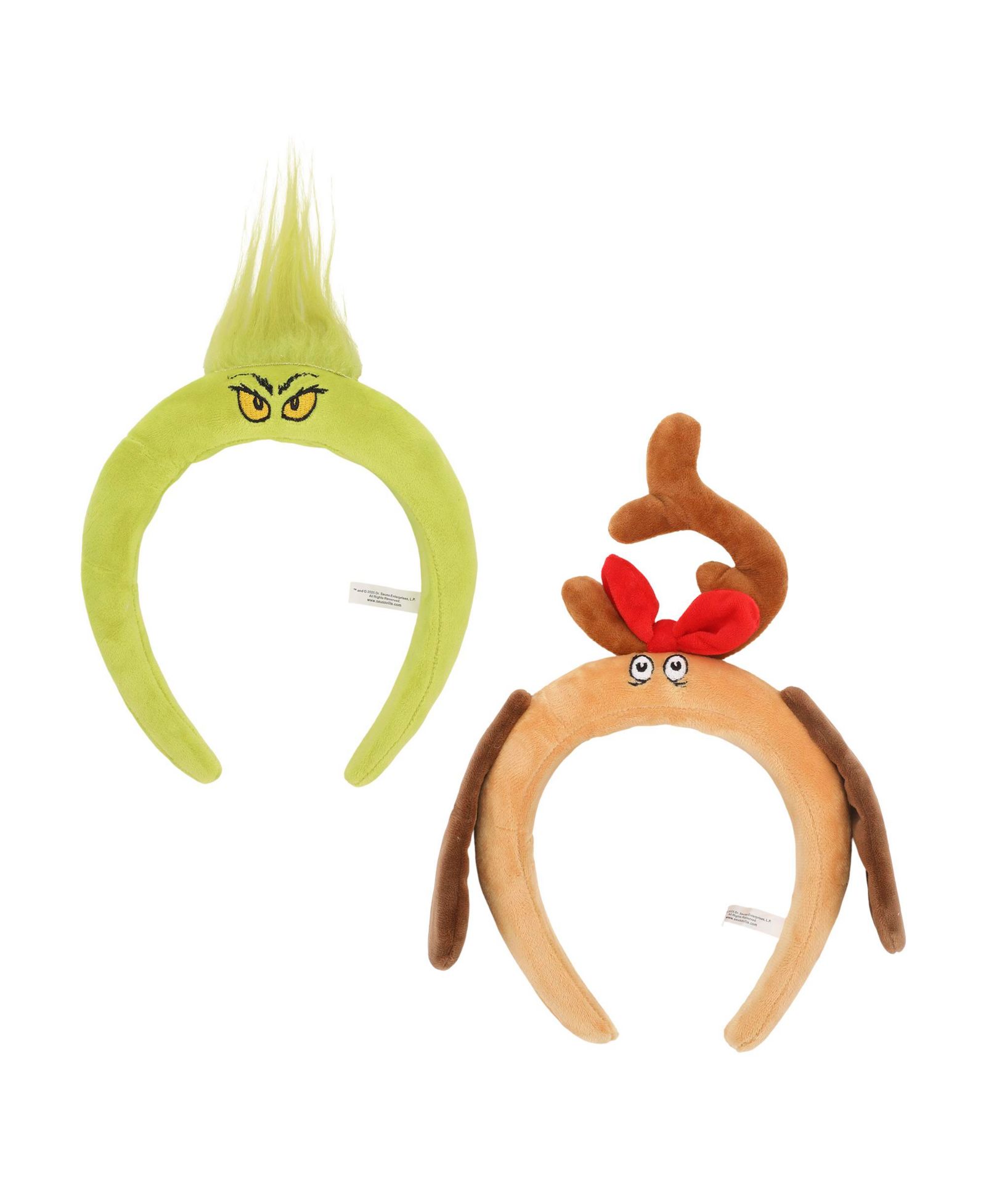 Комплект ободков для косплея The Grinch and Max 2-Piece Cosplay Headband Set