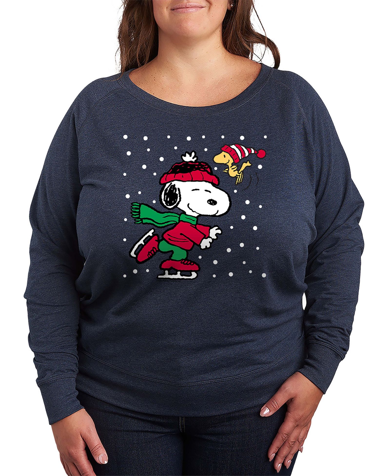 Мужская футболка Hybrid Apparel Plus Size с принтом Snoopy Woodstock