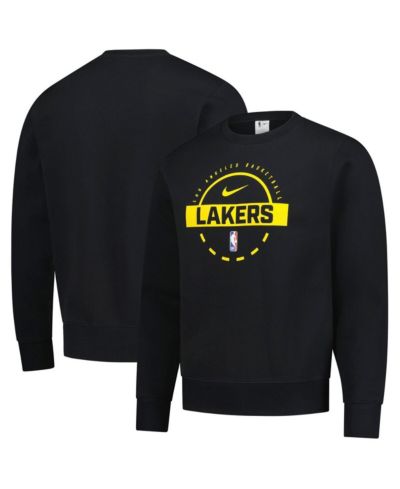 Nike Men's Black Los Angeles Lakers 2025/26 Authentic Practice Club Sweatshirt