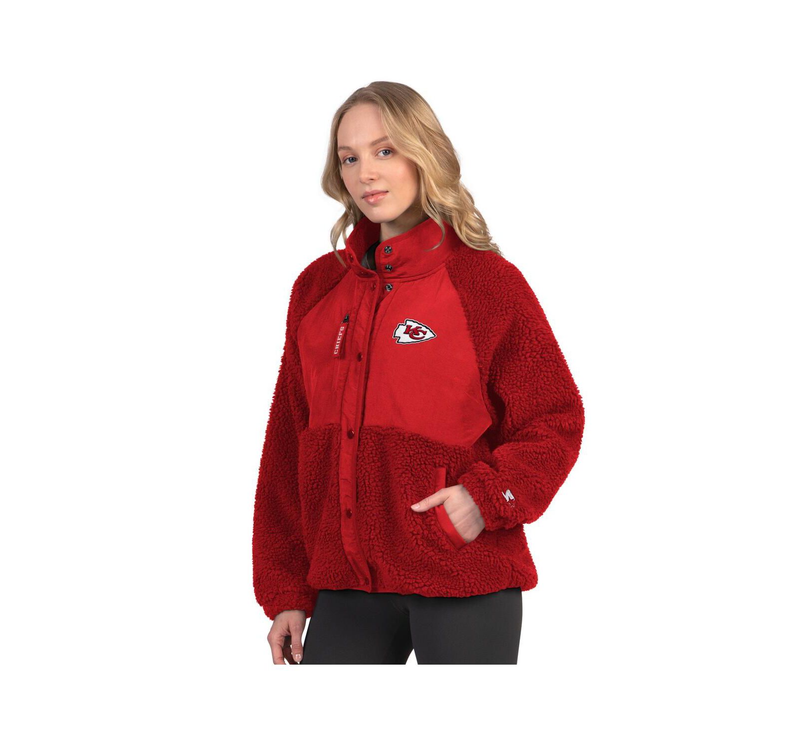 Женская флисовая куртка Starter Kansas City Chiefs красная