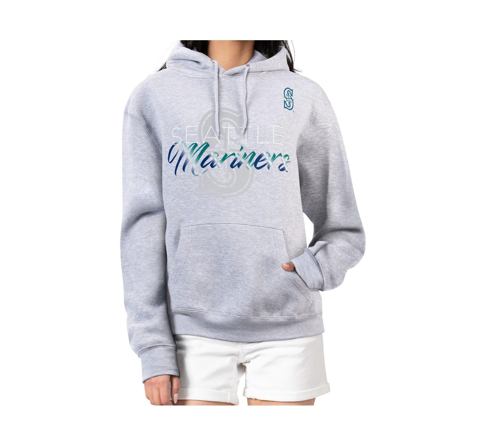 Женский худи G-III 4Her by Carl Banks Seattle Mariners Shadow Logo Graphic
