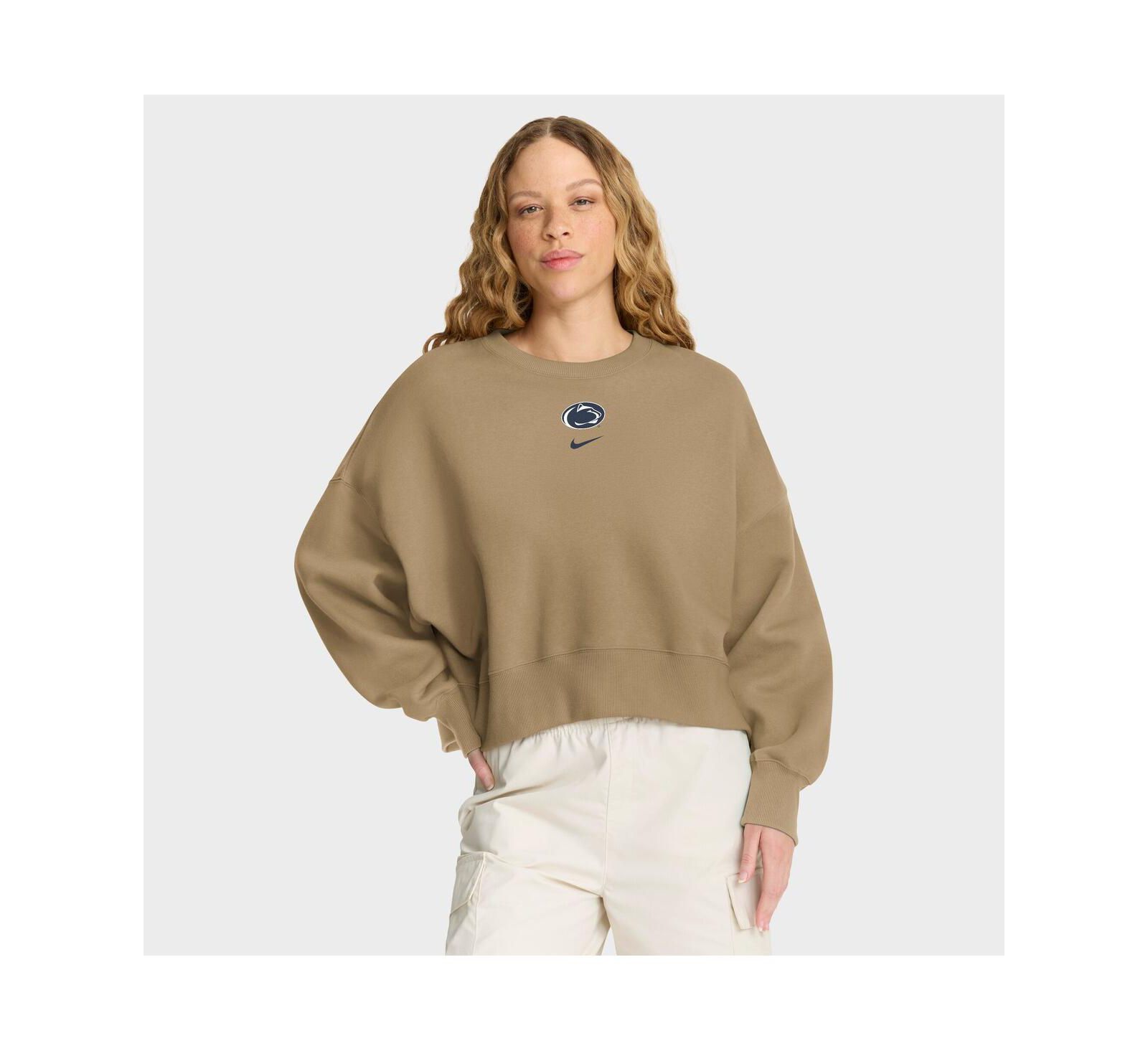 Женская толстовка Nike Penn State Nittany Lions Oversized Phoenix 2-Hit Pullover