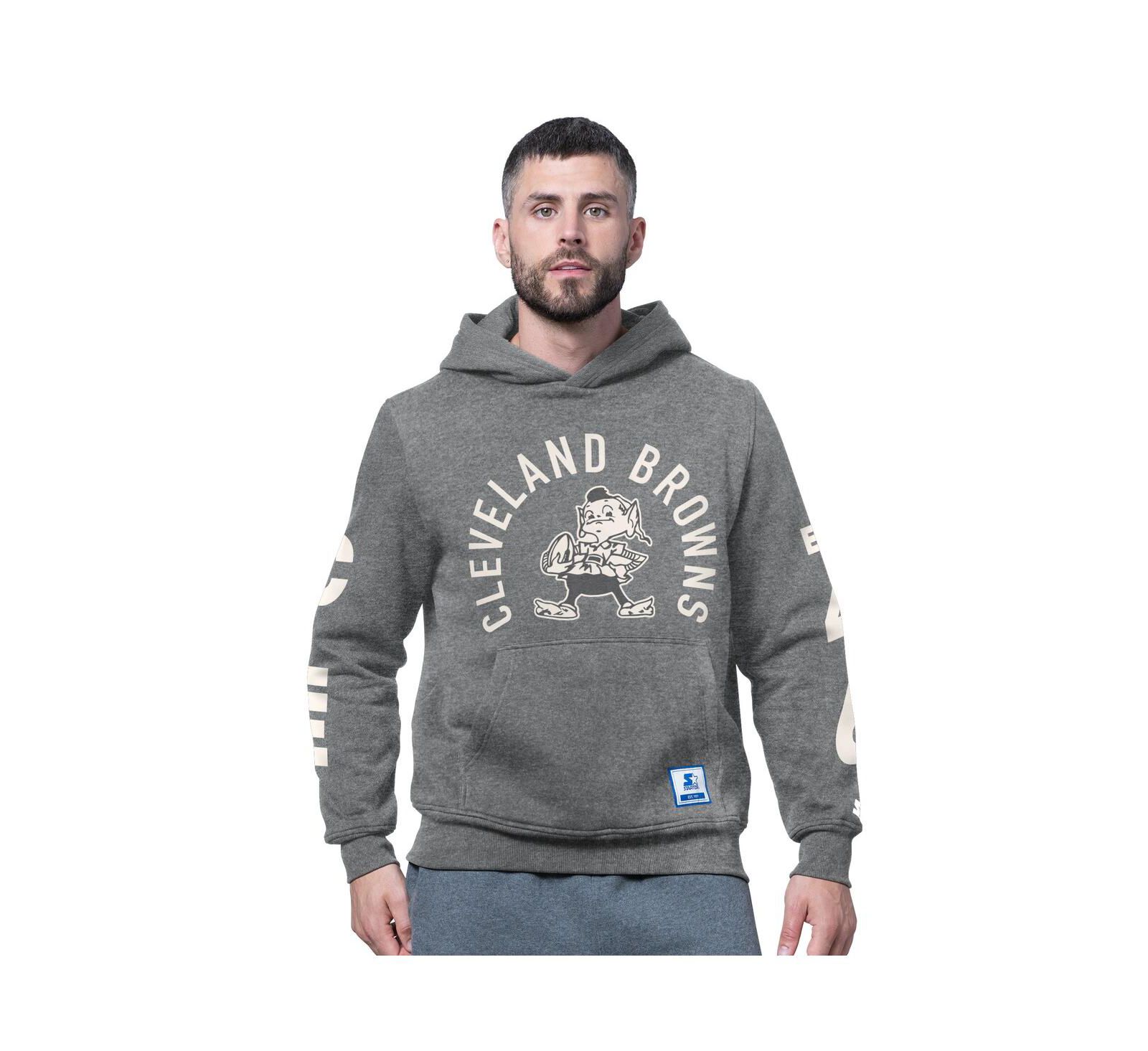 Мужское худи Starter Cleveland Browns Handoff Vintage Logo Fleece