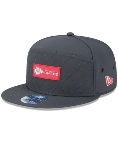 Мужская кепка New Era 9FIFTY Snapback Kansas City Chiefs 2025 Sideline Cold Weather угольно-серого цвета