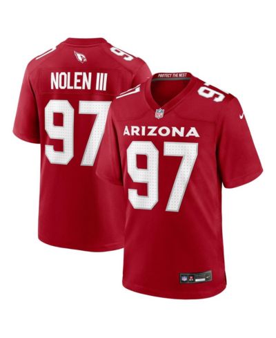 Мужская игровая джерси Nike Walter Nolen Cardinal Arizona Cardinals 2025 NFL Draft First Round Pick