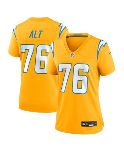 Nike Women's Joe Alt Gold Los Angeles Chargers Alternate Charger Power Game Jersey