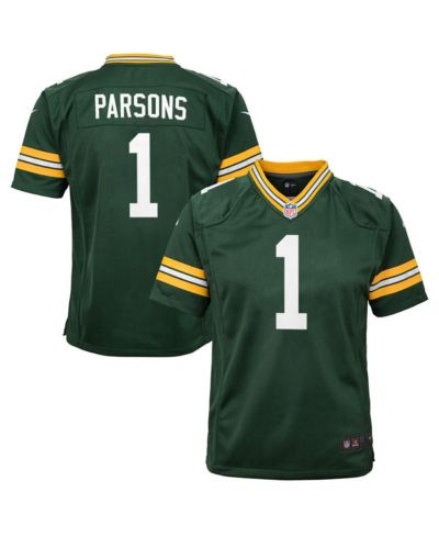 Nike Big Boys and Girls Micah Parsons Green Green Bay Packers Game Player Jersey