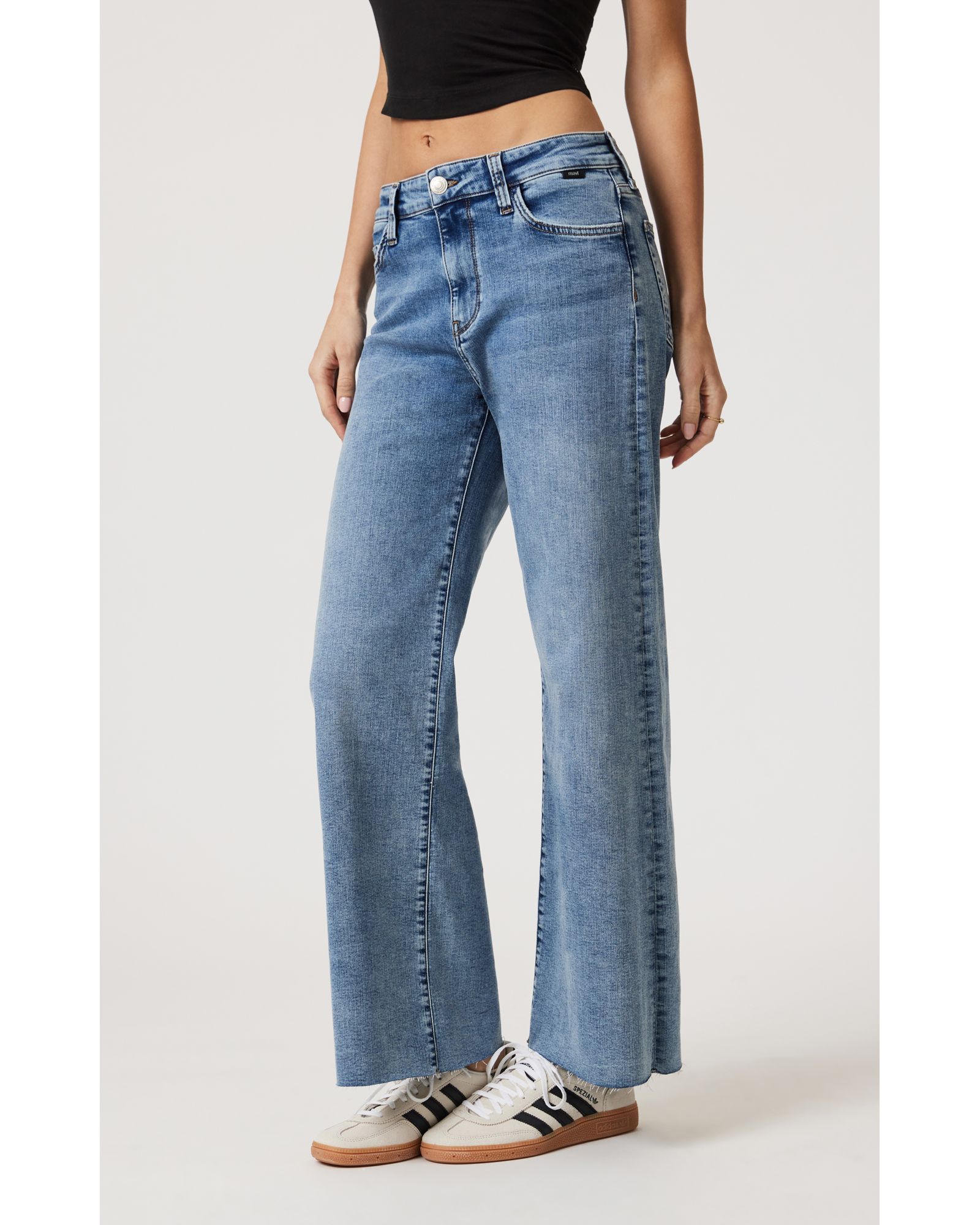 Mavi Jeans Женские джинсы Mavi Paloma Wide Leg, Light Brushed Tribeca
