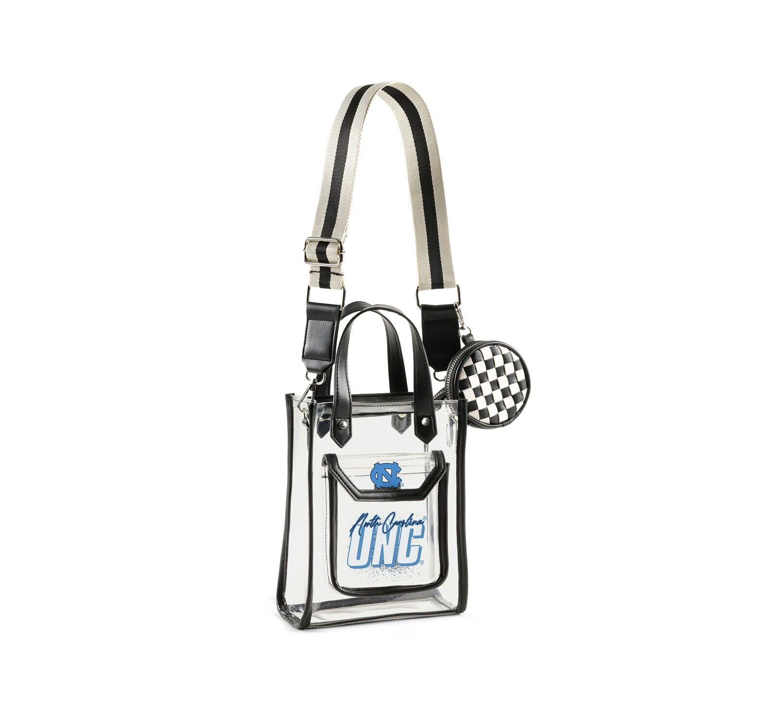 Прозрачный кошелек-мессенджер WEAR by Erin Andrews North Carolina Tar Heels Stadium Coin Pouch