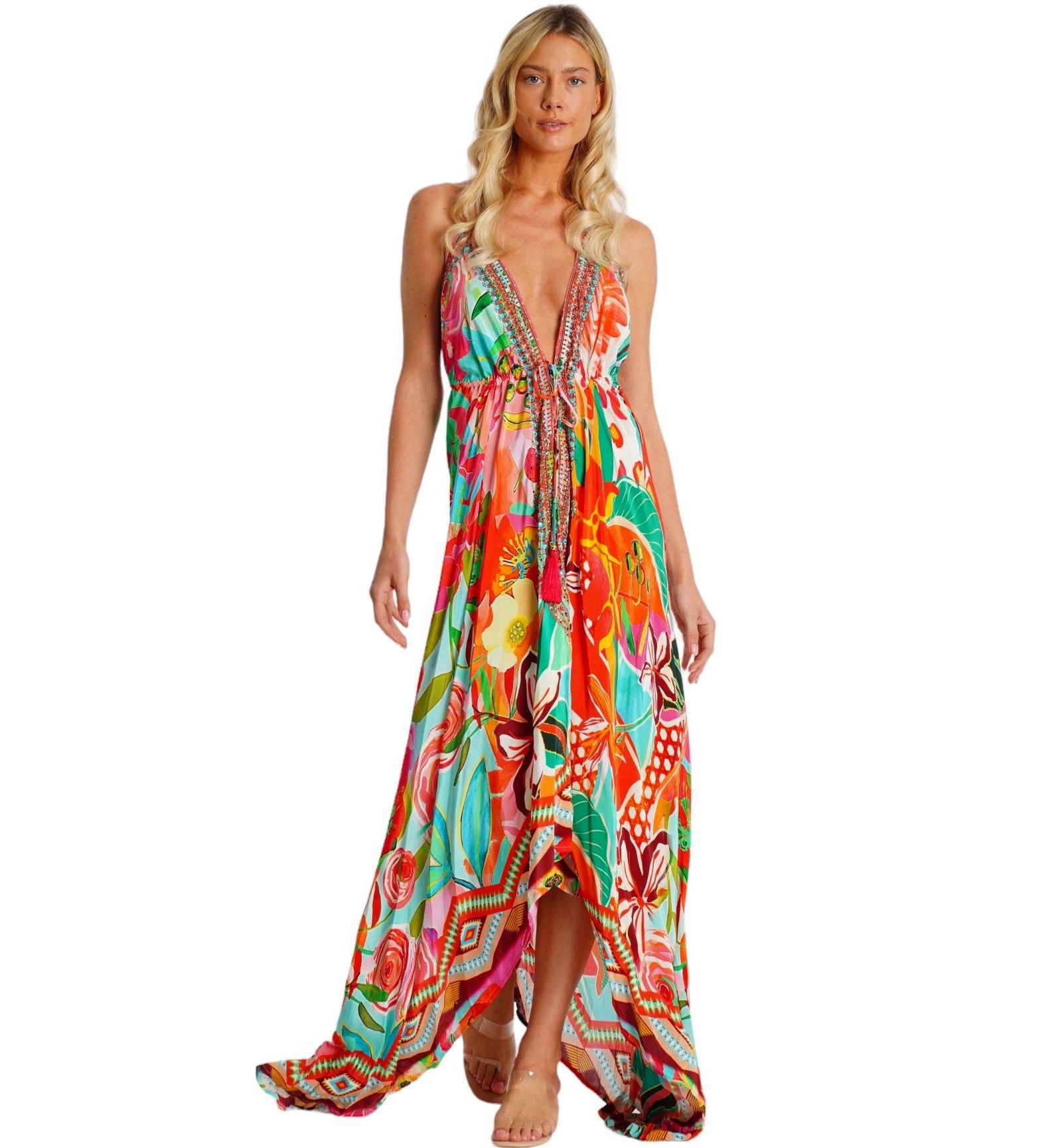 La Moda Clothing Женское платье Maxi halterneck