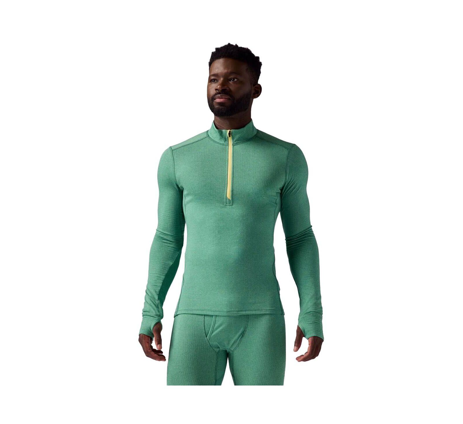 Мужской базовый слой Backcountry Pines Microgrid Ultra-Lt 1/4-Zip, легкий лонгслив