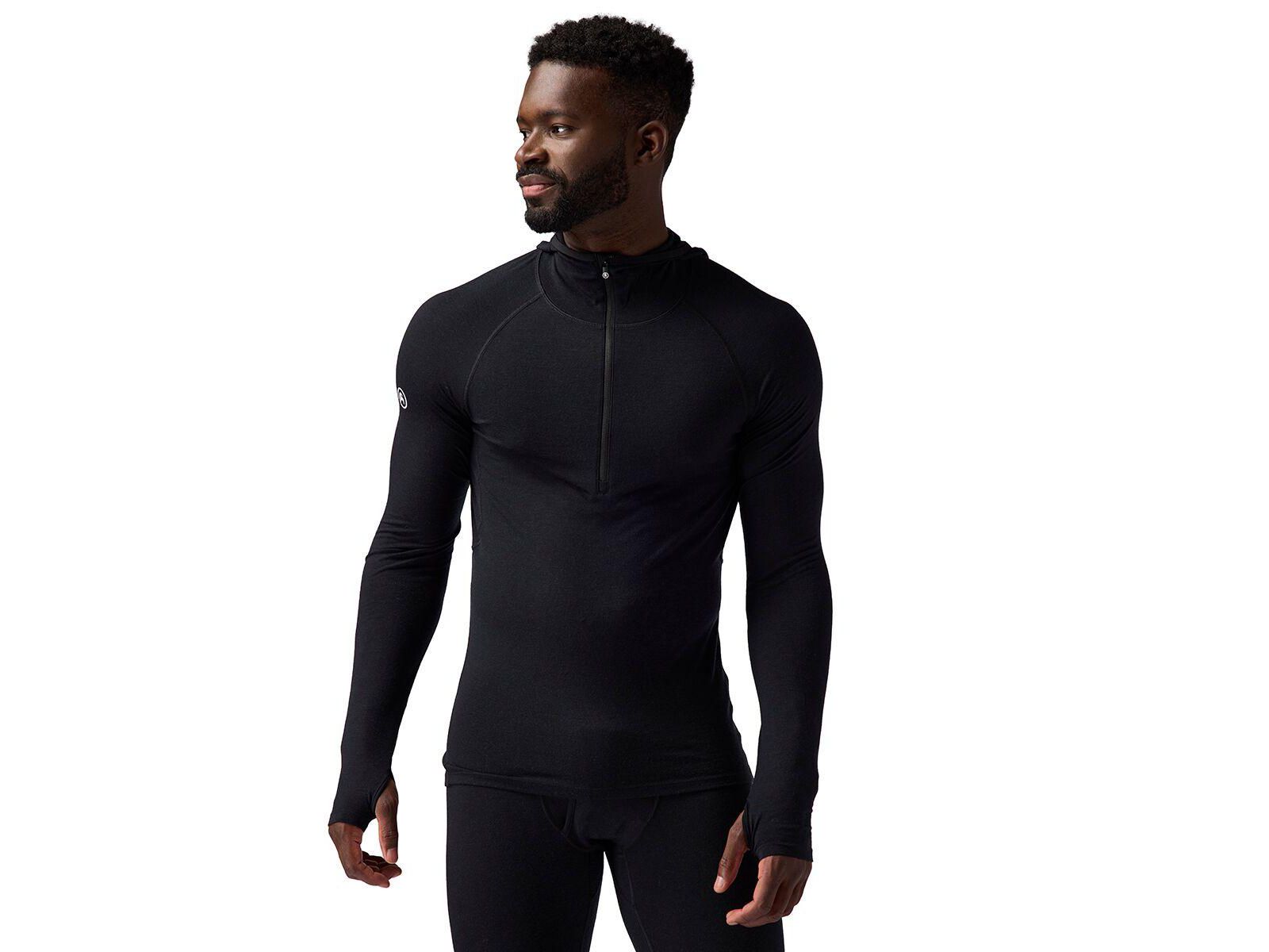 Backcountry Men's BGA Cedars Merino Lt-Wt Baselayer 1/2-Zip Scuba Top Lightweight Long Underwear Tops