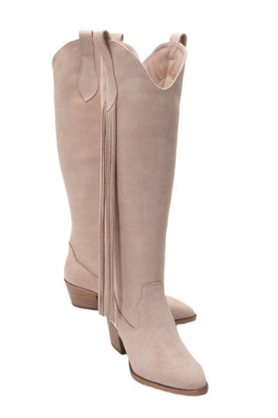 Женские высокие сапоги Rios из кожи с бахромой, Forever & Always Shoes