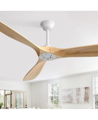 Sofucor потолочный вентилятор 60-inch Modern White с пультом управления