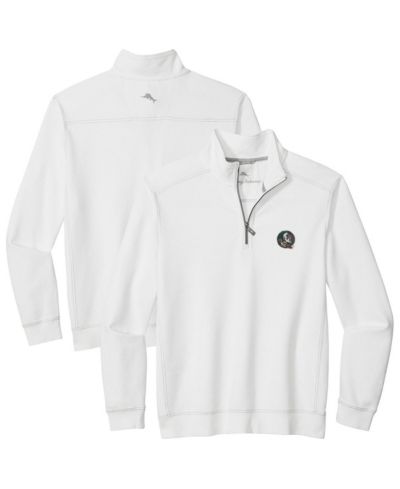 Tommy Bahama Men's White Florida State Seminoles Montego Bay Half-Zip Jacket