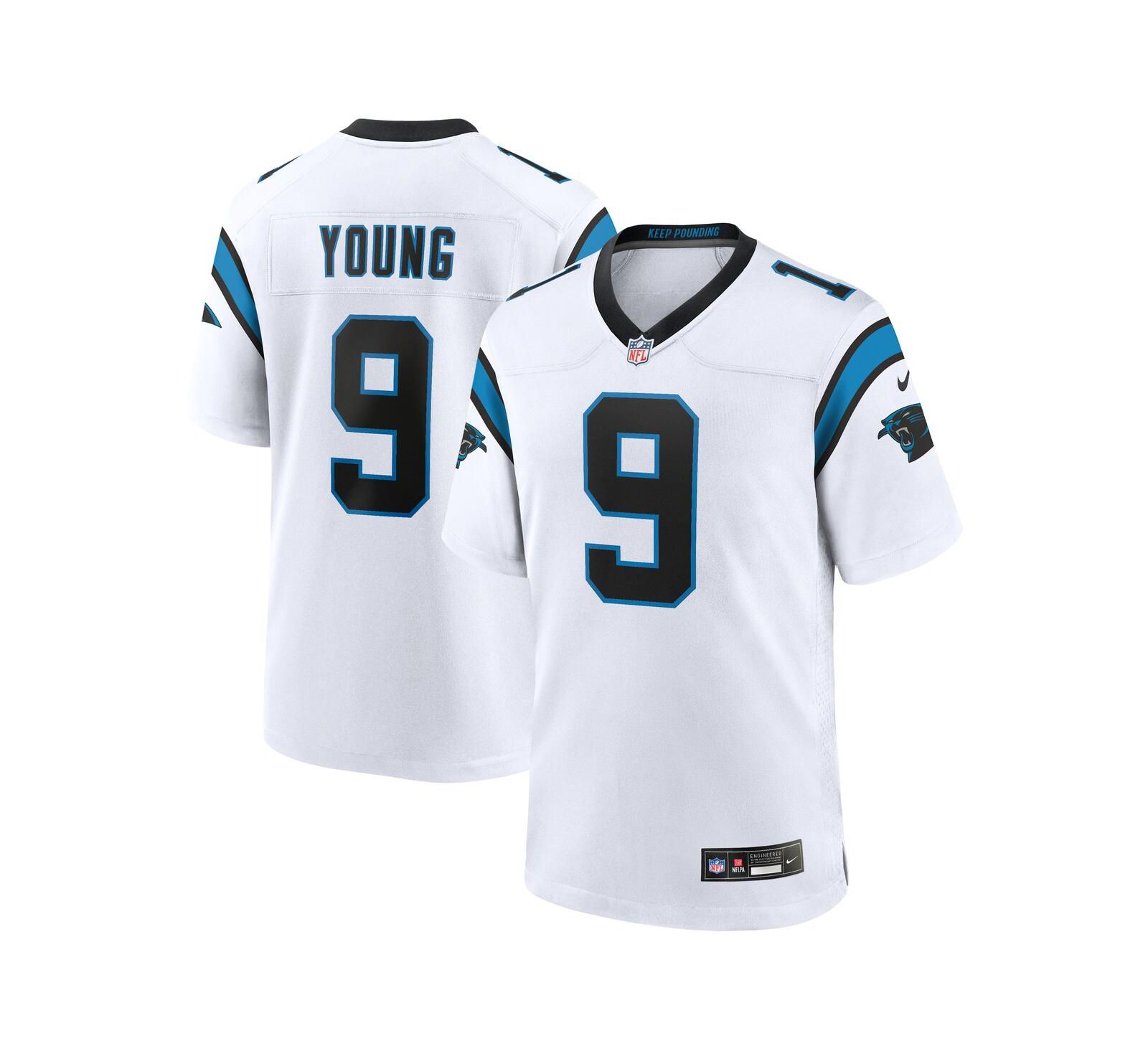 Nike Men's Bryce Young White Carolina Panthers Game Jersey