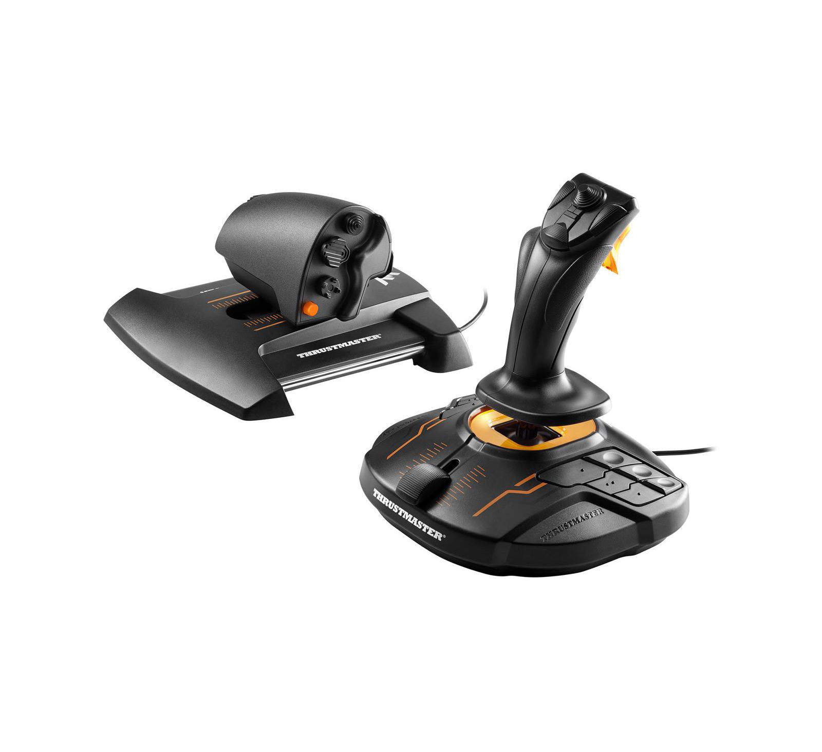Thrustmaster T.16000M FCS Hotas Flight Stick with TWCS Throttle, Black