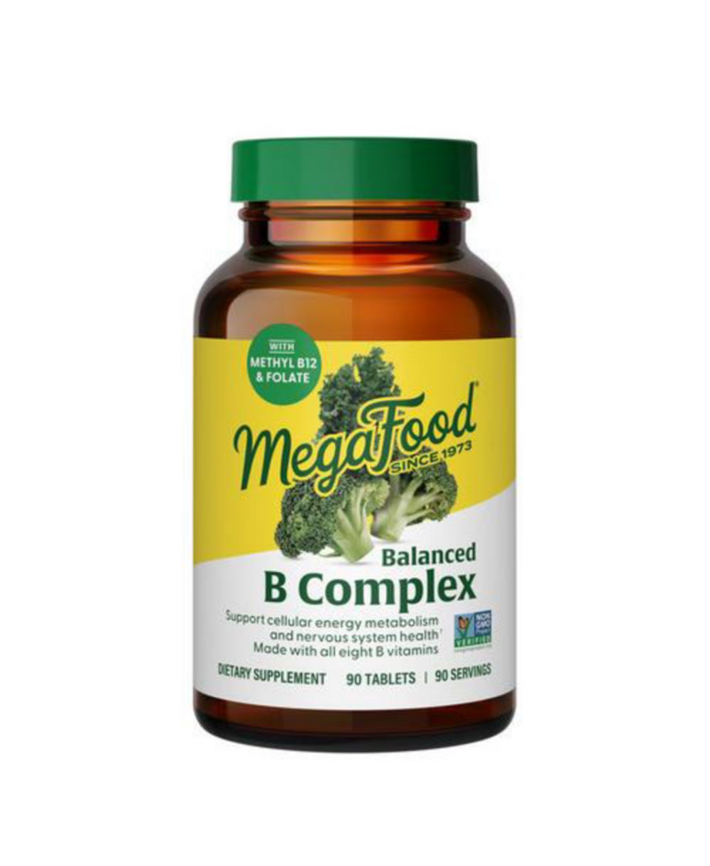 Комплекс витаминов MegaFood Balanced B Complex, 90 таб.