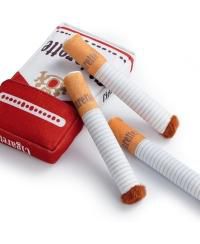 Nocciola 3 Packs Squeaky Puff Stick Toys with a Box,Funny Interactive Dog Toys