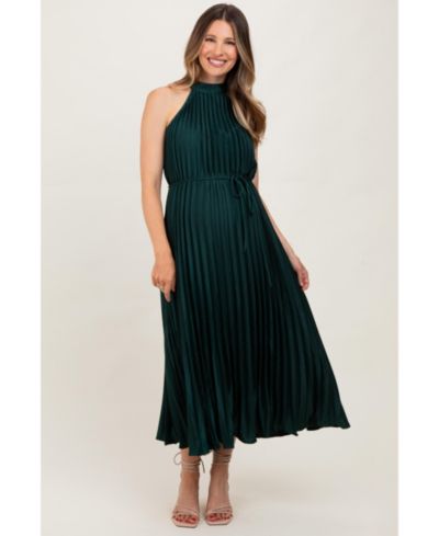 Женское платье Pinkblush Forest Green Pleated Halter