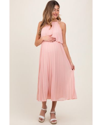 Платье Pinkblush Женский Pink Pleated Woven Midi