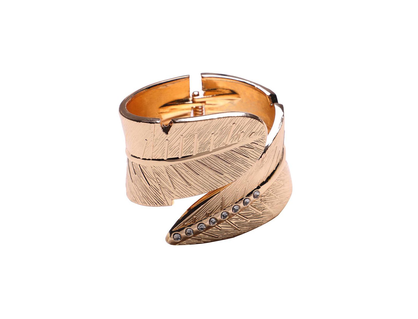 Браслет-обмотка SOHI Metallic Gold Foliage