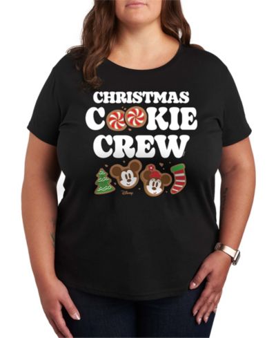 Disney Mickey and Minnie Christmas Cookie Crew женские футболки с графикой