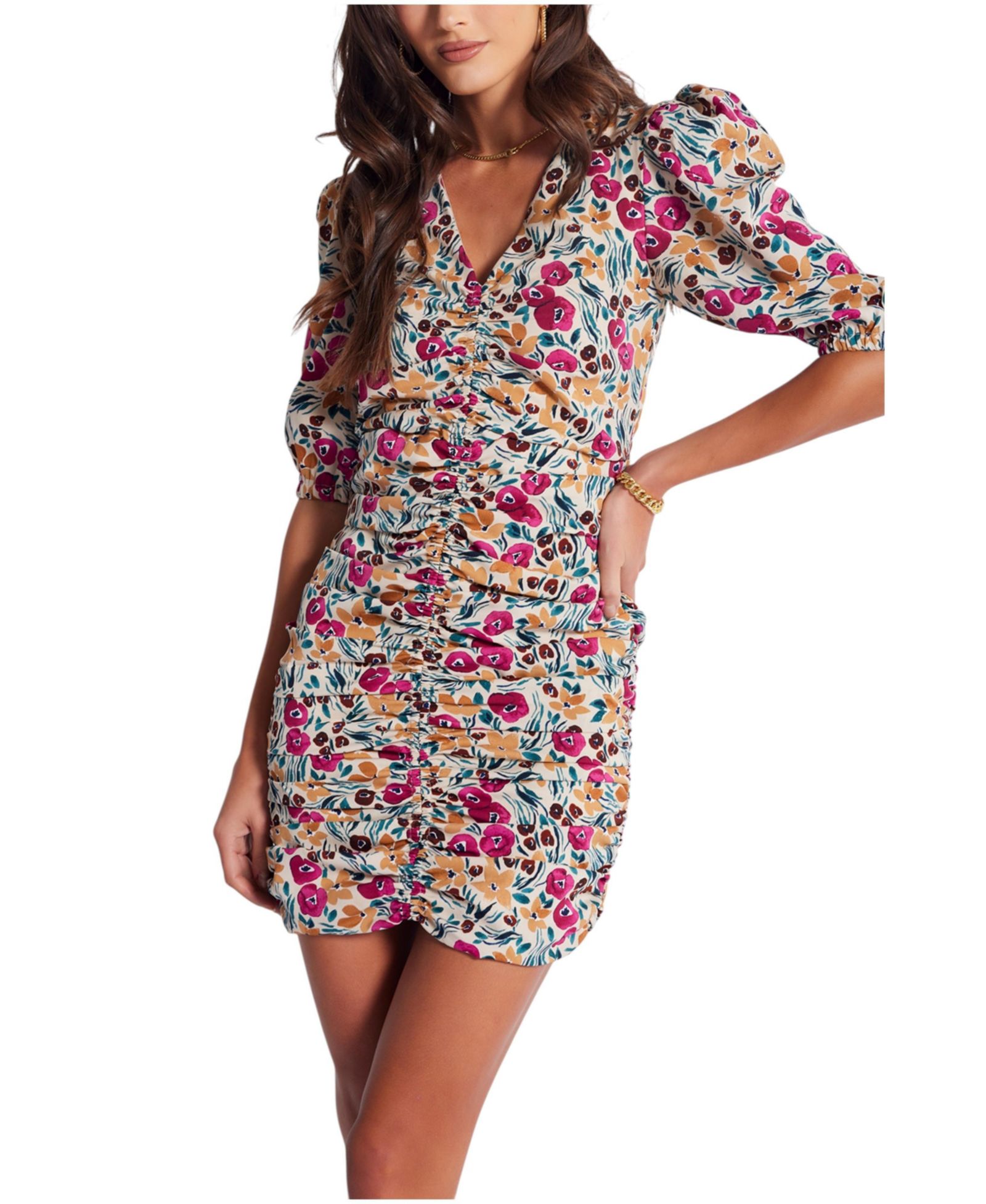 Bishop + Young Women's BISHOP + YOUNG Carly Ruched Front Dress