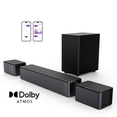 ULTIMEA Poseidon M4T 5.1ch Dolby Atmos саундбар для ТВ, 410W, 5.25"Wireless Subwoofer