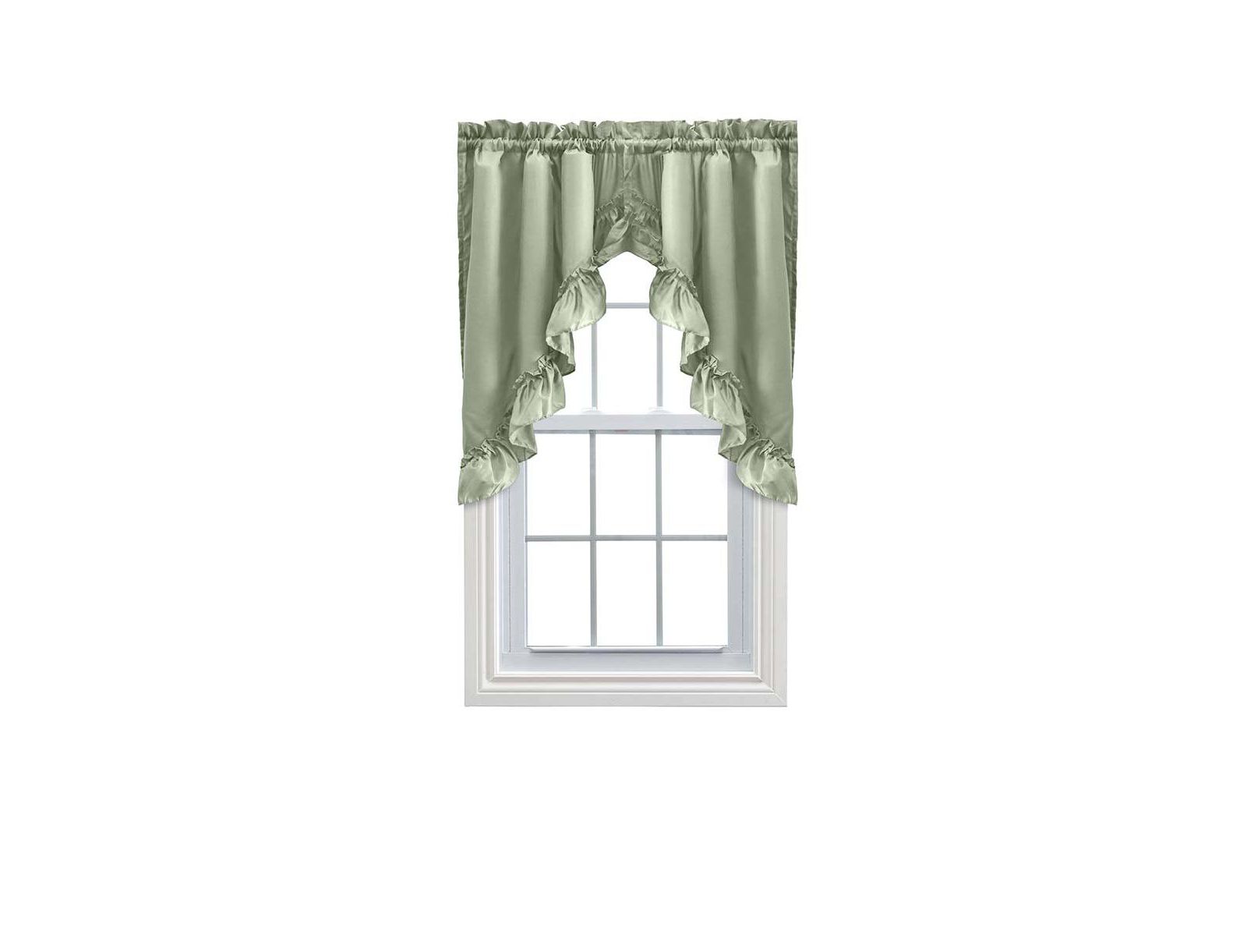 Ellis Stacey декоративная штора Ruffled Swag 60"x38"