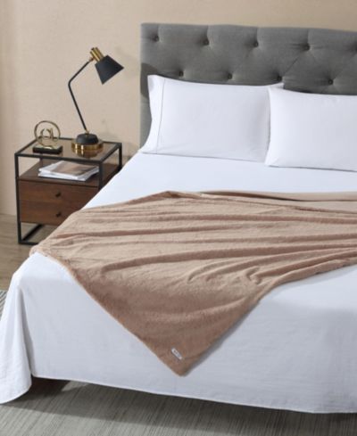 Kenneth Cole New York однотонный плед из искусственного меха, 70" x 50"