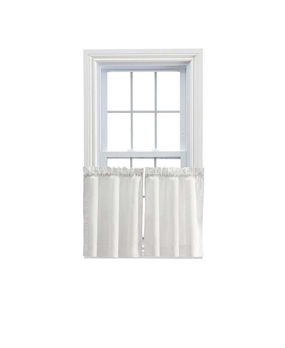 Парные шторы Ellis Stacey 1.5" Rod Pocket High Quality Fabric Solid Color 56"x24"
