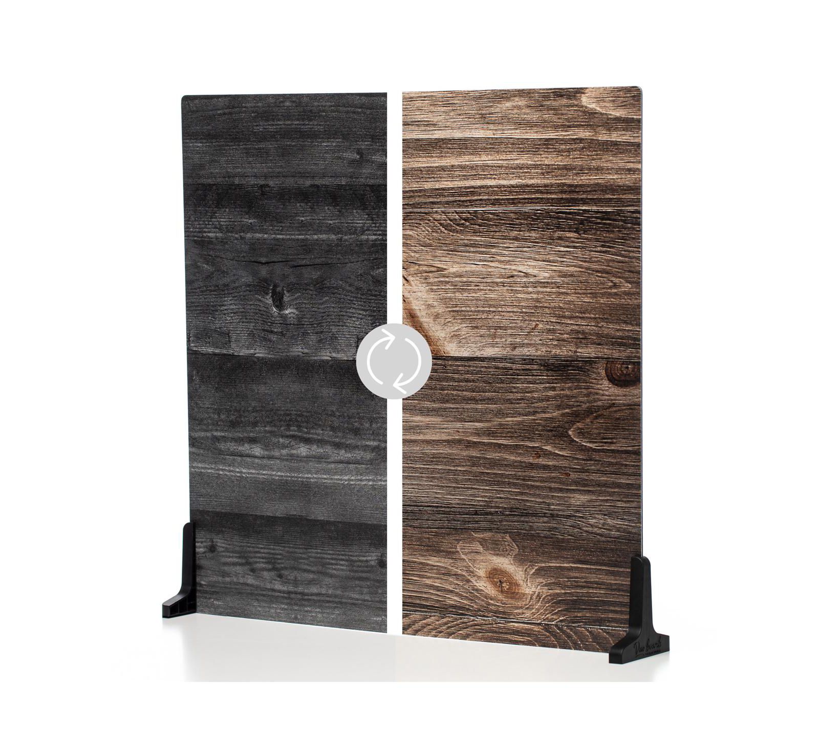 Двусторонняя доска V-FLAT WORLD Duo Board 24x24" Vintage Oak/Ink Hardwood